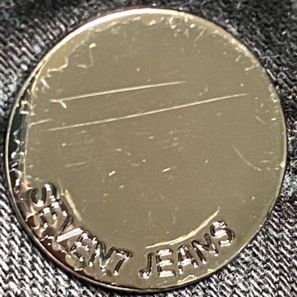 Seven7 Skinny Black Stretch Denim Jeans High Rise Casual Chic Edgy Vibe Size 8 - Picture 9 of 16